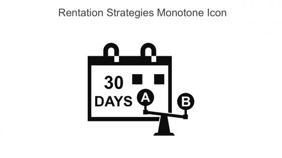 Rentation Strategies Monotone Icon In Powerpoint Pptx Png And Editable Eps Format