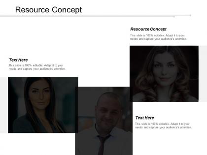 Resource concept ppt powerpoint presentation icon good cpb