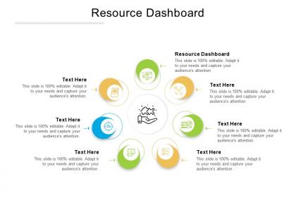 Resource dashboard ppt powerpoint presentation icon outline cpb