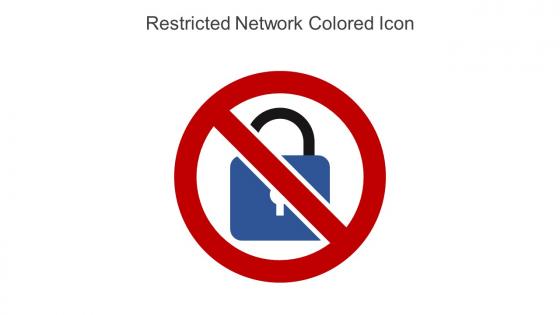 Restricted Network Colored Icon In Powerpoint Pptx Png And Editable Eps Format