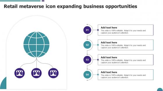 Retail Metaverse Icon Expanding Business Opportunities