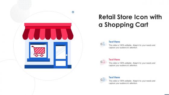 Retail Store Icon With A Shopping Cart