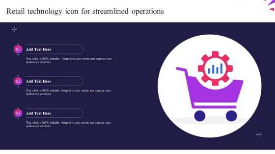 Retail Technology Icon For Streamlined Operations