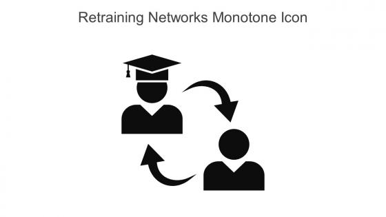 Retraining Networks Monotone Icon In Powerpoint Pptx Png And Editable Eps Format