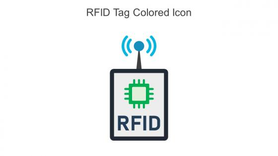 RFID Tag Colored Icon In Powerpoint Pptx Png And Editable Eps Format
