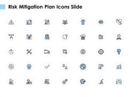 Risk mitigation plan icons slide growth arrow e295 ppt powerpoint presentation download