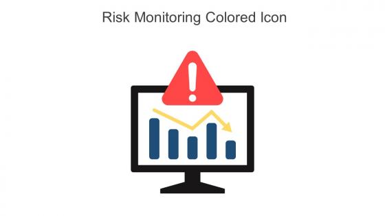 Risk Monitoring Colored Icon In Powerpoint Pptx Png And Editable Eps Format