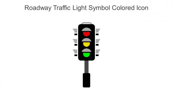 Roadway Traffic Light Symbol Colored Icon In Powerpoint Pptx Png And Editable Eps Format