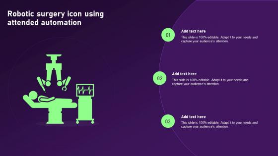 Robotic Surgery Icon Using Attended Automation