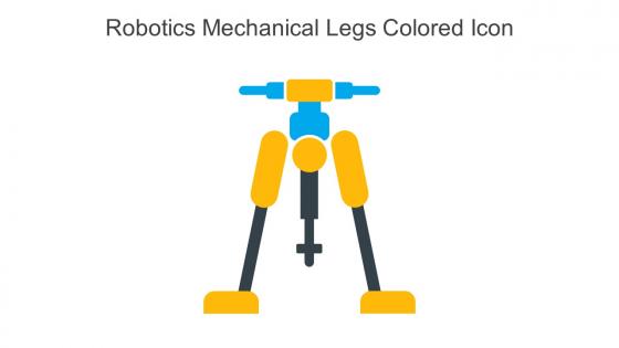 Robotics Mechanical Legs Colored Icon In Powerpoint Pptx Png And Editable Eps Format