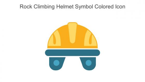 Rock Climbing Helmet Symbol Colored Icon In Powerpoint Pptx Png And Editable Eps Format
