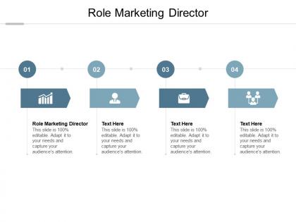Role marketing director ppt powerpoint presentation icon topics cpb