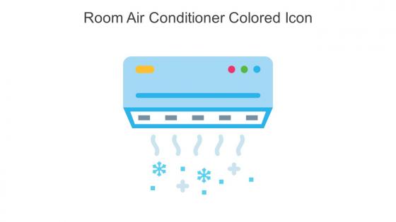 Room Air Conditioner Colored Icon In Powerpoint Pptx Png And Editable Eps Format