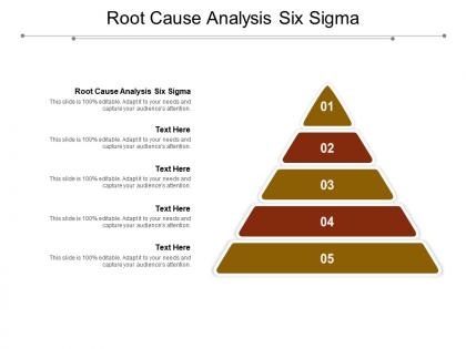 Root cause analysis six sigma ppt powerpoint presentation professional icons cpb