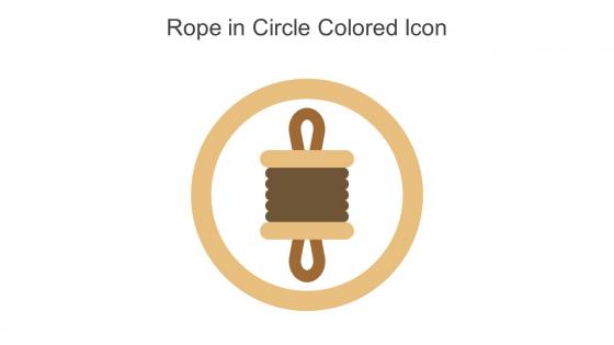 Rope In Circle Colored Icon In Powerpoint Pptx Png And Editable Eps Format