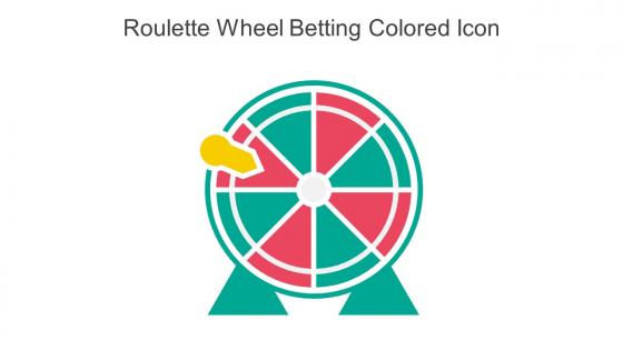 Roulette Wheel Betting Colored Icon In Powerpoint Pptx Png And Editable Eps Format