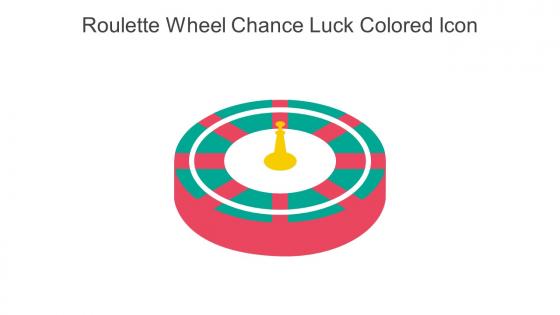 Roulette Wheel Chance Luck Colored Icon In Powerpoint Pptx Png And Editable Eps Format