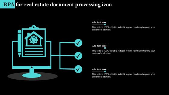 RPA For Real Estate Document Processing Icon