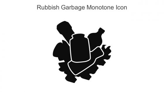 Rubbish Garbage Monotone Icon In Powerpoint Pptx Png And Editable Eps Format
