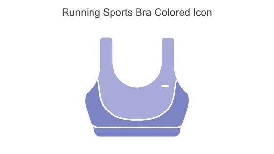 Running Sports Bra Colored Icon In Powerpoint Pptx Png And Editable Eps Format