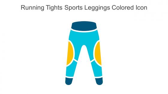 Running Tights Sports Leggings Colored Icon In Powerpoint Pptx Png And Editable Eps Format