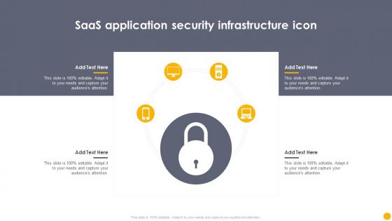 Saas Application Security Infrastructure Icon
