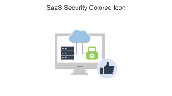 SaaS Security Colored Icon In Powerpoint Pptx Png And Editable Eps Format