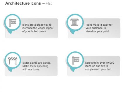 Sale rent signpost pillar construction ppt icons graphics
