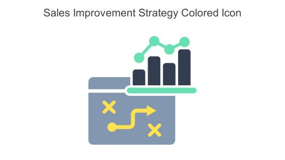 Sales Improvement Strategy Colored Icon In Powerpoint Pptx Png And Editable Eps Format