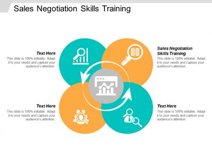 Sales negotiation skills training ppt powerpoint presentation icon shapes cpb