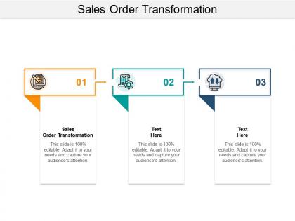 Sales order transformation ppt powerpoint presentation icon templates cpb