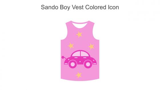 Sando Boy Vest Colored Icon In Powerpoint Pptx Png And Editable Eps Format