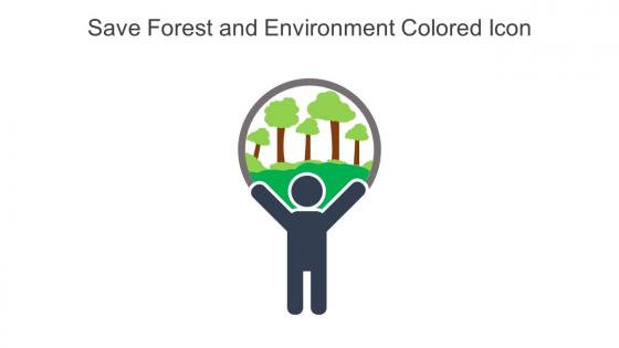 Save Forest And Environment Colored Icon In Powerpoint Pptx Png And Editable Eps Format