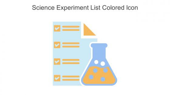 Science Experiment List Colored Icon In Powerpoint Pptx Png And Editable Eps Format