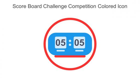 Score Board Challenge Competition Colored Icon In Powerpoint Pptx Png And Editable Eps Format