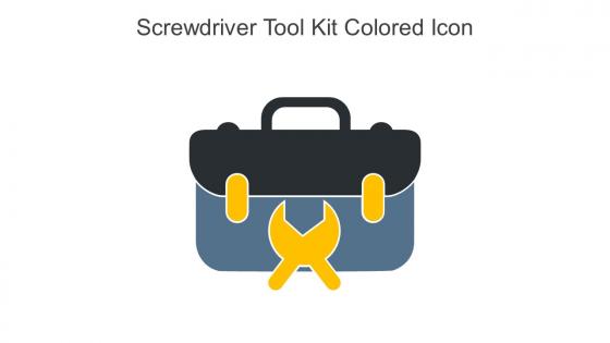 Screwdriver Tool Kit Colored Icon In Powerpoint Pptx Png And Editable Eps Format