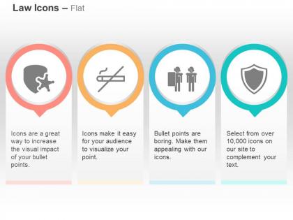 Security no smoking zone riot police shield ppt icons graphics