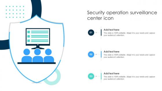 Security Operation Surveillance Center Icon