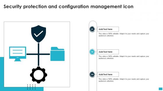 Security Protection And Configuration Management Icon