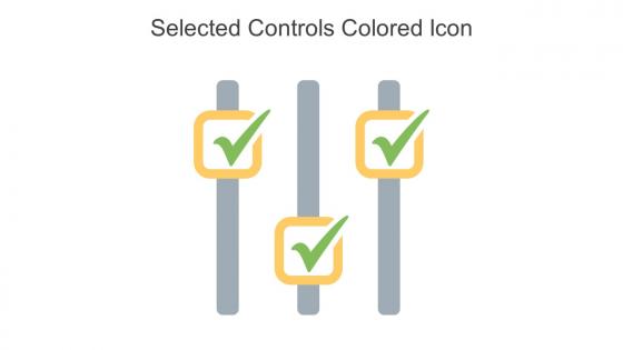 Selected Controls Colored Icon In Powerpoint Pptx Png And Editable Eps Format