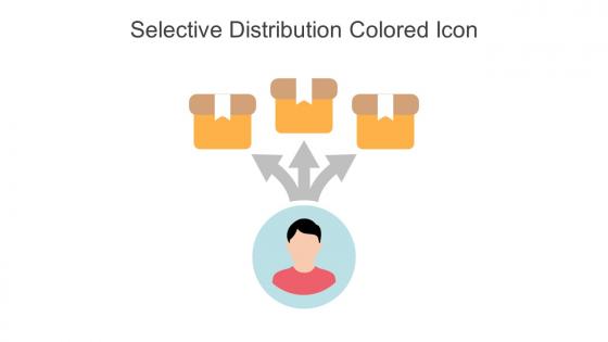 Selective Distribution Colored Icon In Powerpoint Pptx Png And Editable Eps Format
