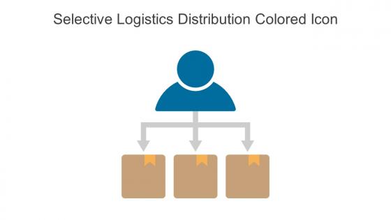 Selective Logistics Distribution Colored Icon In Powerpoint Pptx Png And Editable Eps Format