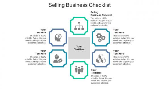 Selling business checklist ppt powerpoint presentation icon show cpb