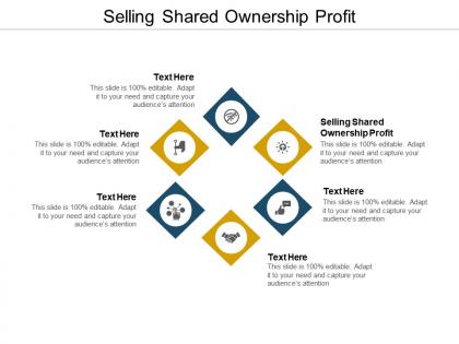 Selling shared ownership profit ppt powerpoint presentation model icon cpb