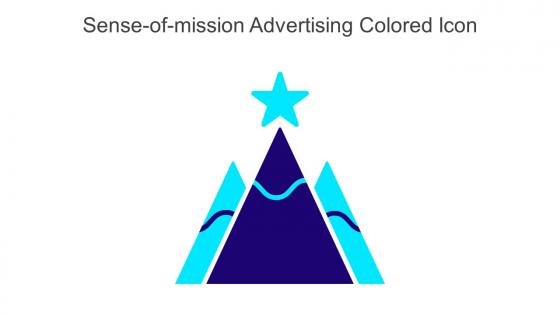 Sense Of Mission Advertising Colored Icon In Powerpoint Pptx Png And Editable Eps Format