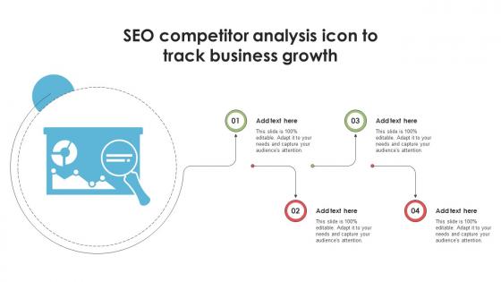 SEO Competitor Analysis Icon To Track Business Growth