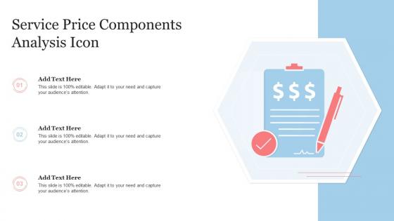 Service Price Components Analysis Icon