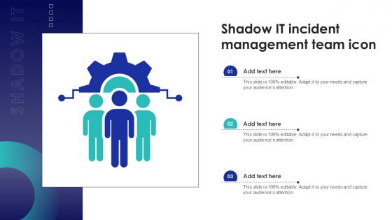 Shadow IT Incident Management Team Icon Ppt Sample