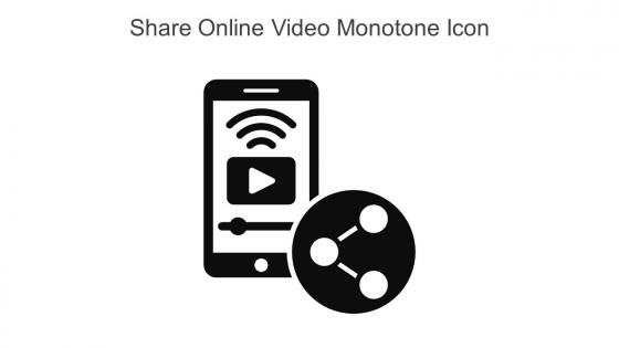 Share Online Video Monotone Icon In Powerpoint Pptx Png And Editable Eps Format