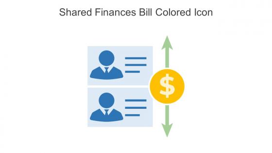 Shared Finances Bill Colored Icon In Powerpoint Pptx Png And Editable Eps Format